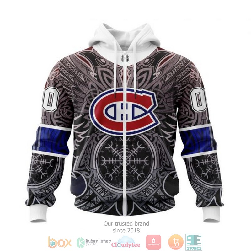 Personalized_Montreal_Canadiens_NHL_Norse_Viking_Symbols_custom_3D_shirt_hoodie_1
