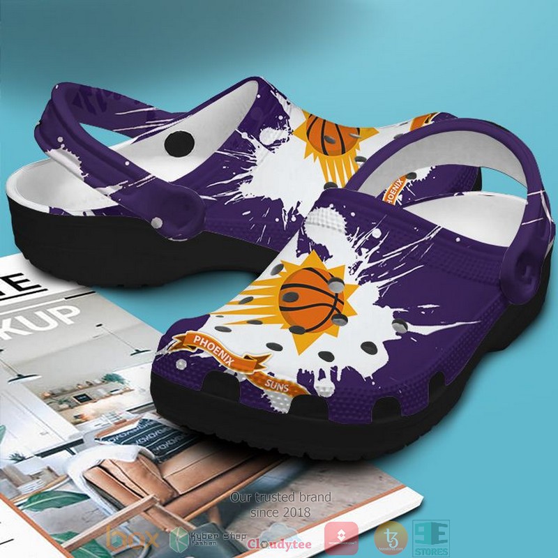 Personalized_NBA_Phoenix_Suns_purple_Crocs_Crocband_Clog_1