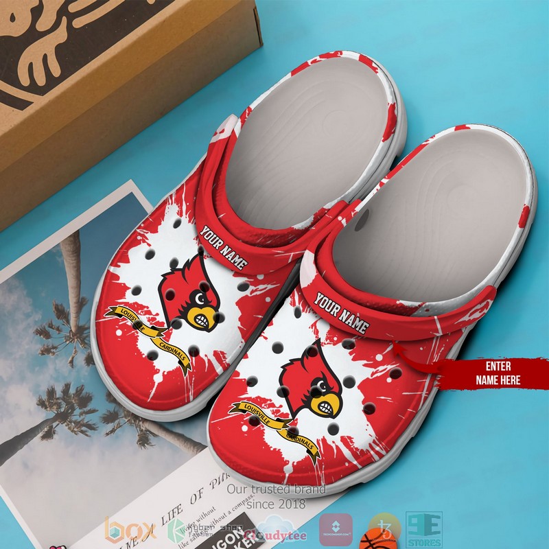 Personalized_NCAA_Louisville_Cardinals_Red_Crocs_Crocband_Clog_1