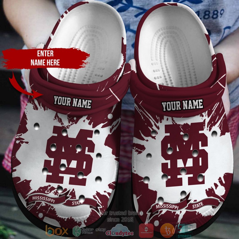 Personalized_NCAA_Mississippi_State_Crocs_Crocband_Clog