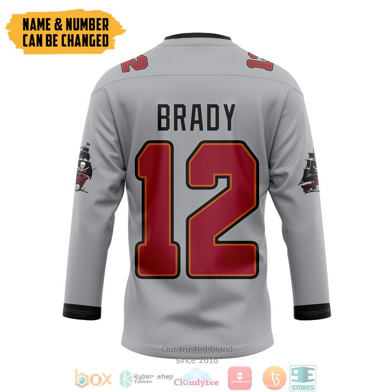Personalized_NFL_Tampa_Bay_Buccaneers_Grey_Custom_Hockey_Jersey_1