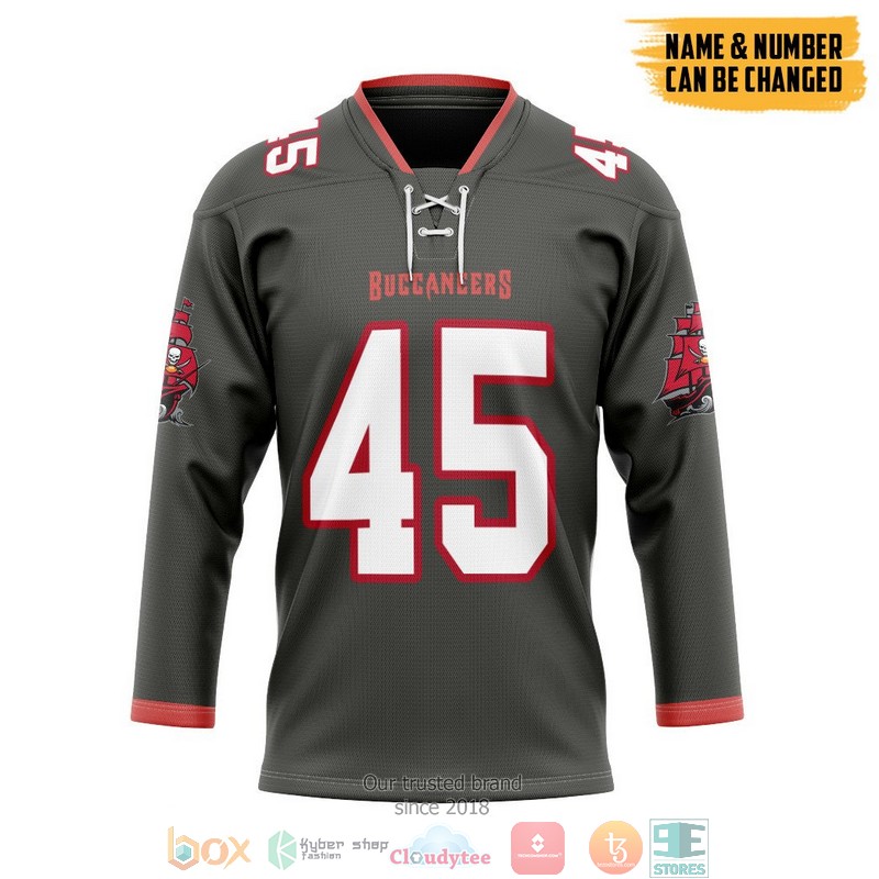 Personalized_NFL_Tampa_Bay_Buccaneers_Pewter_Custom_Hockey_Jersey