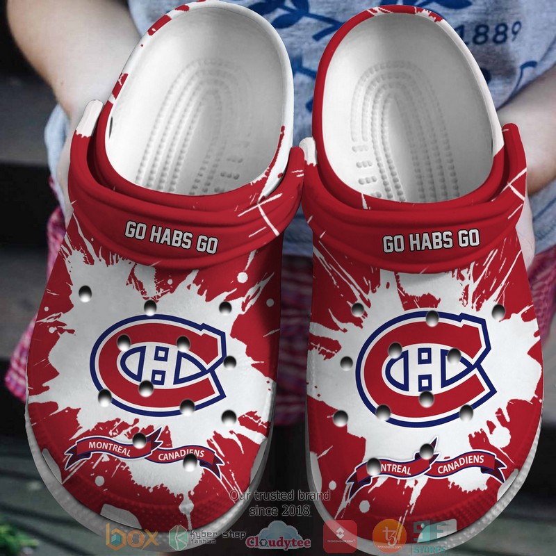 Personalized_NHL_Montreal_Canadiens_Red_Crocs_Crocband_Clog