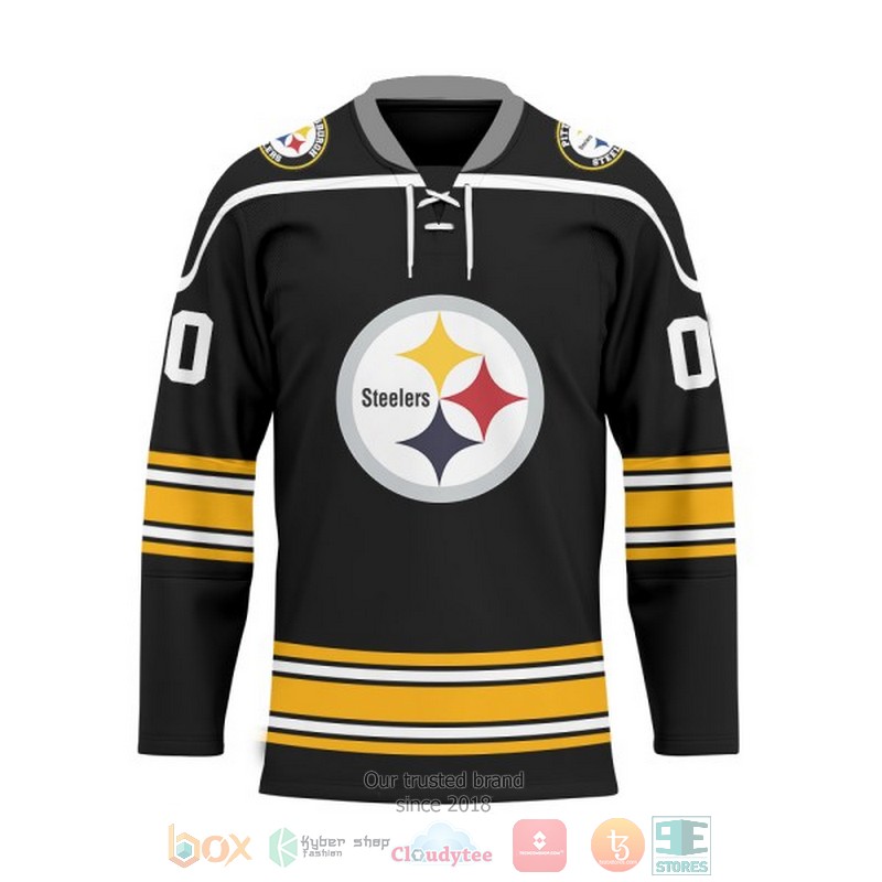 Personalized_Pittsburgh_Steelers_NFL_Custom_Hockey_Jersey_1