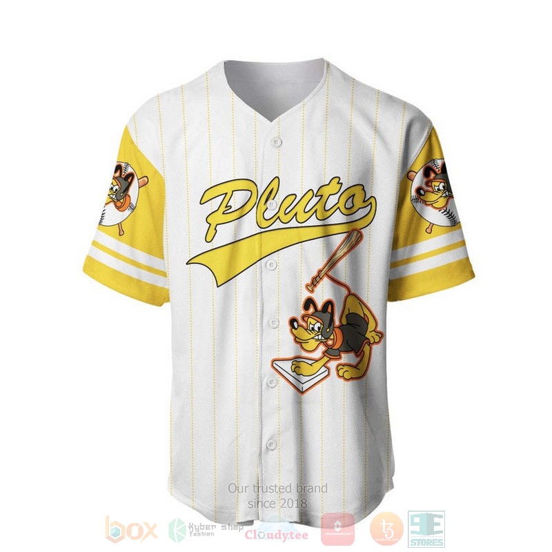 Personalized_Pluto_Dog_All_Over_Print_Pinstripe_White_Baseball_Jersey_1