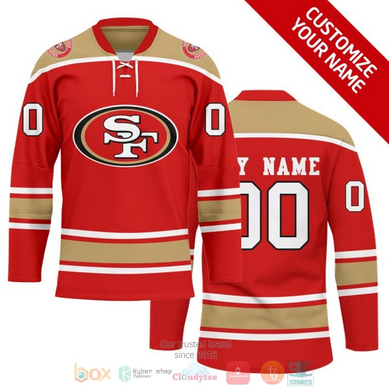 Personalized_San_Francisco_49ers_NFL_Custom_Hockey_Jersey