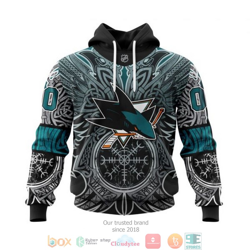 Personalized_San_Jose_Sharks_NHL_Norse_Viking_Symbols_custom_3D_shirt_hoodie