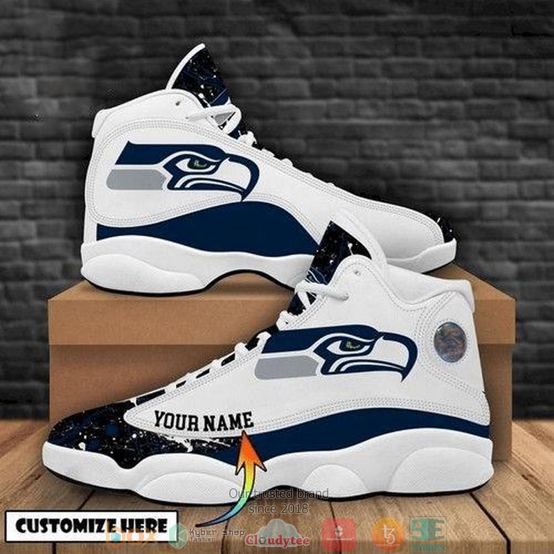Personalized_Seattle_Seahawks_NFL_football_team_big_logo_36_gift_Air_Jordan_13_Sneaker_Shoes