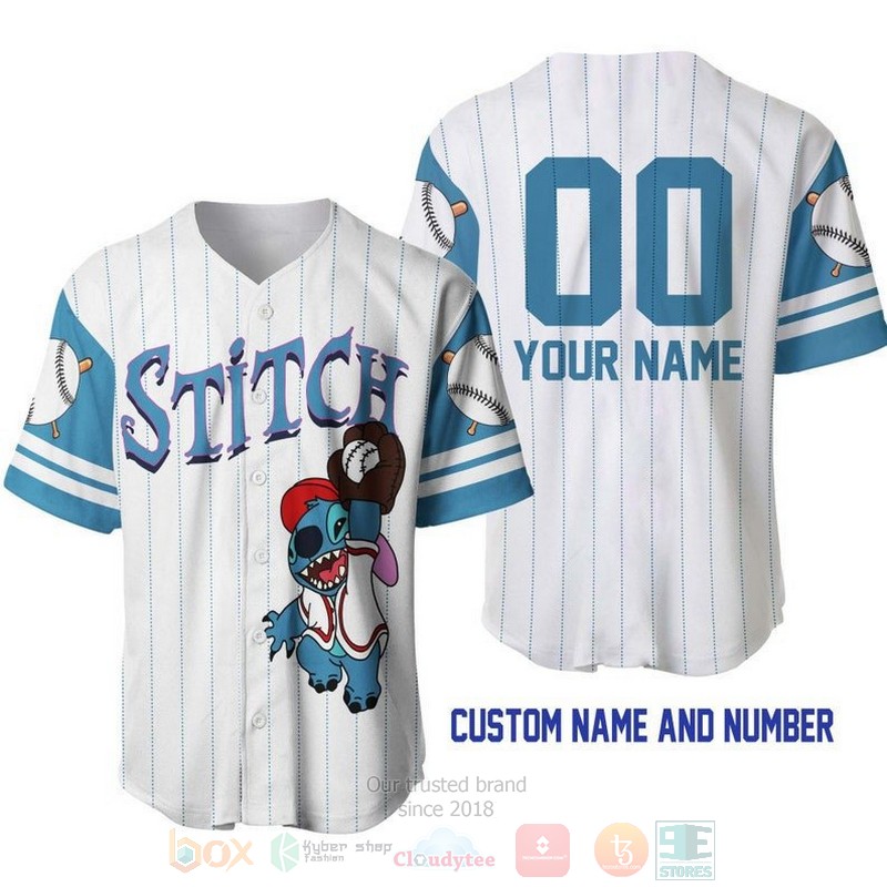 Personalized_Stitch_Disney_All_Over_Print_Pinstripe_White_Baseball_Jersey