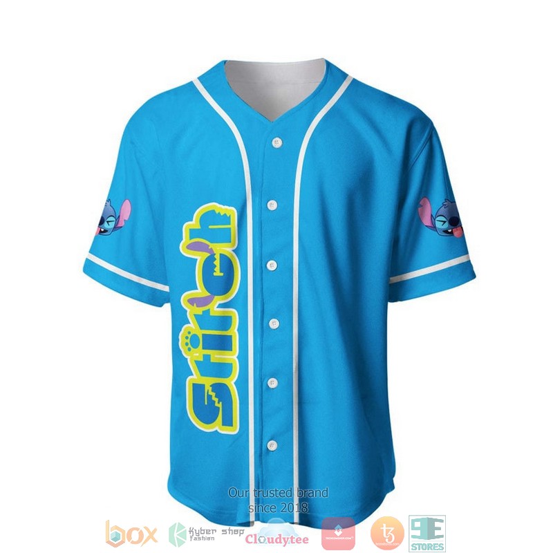 Personalized_Stitch_The_Catcher_Blue_Baseball_Jersey_1