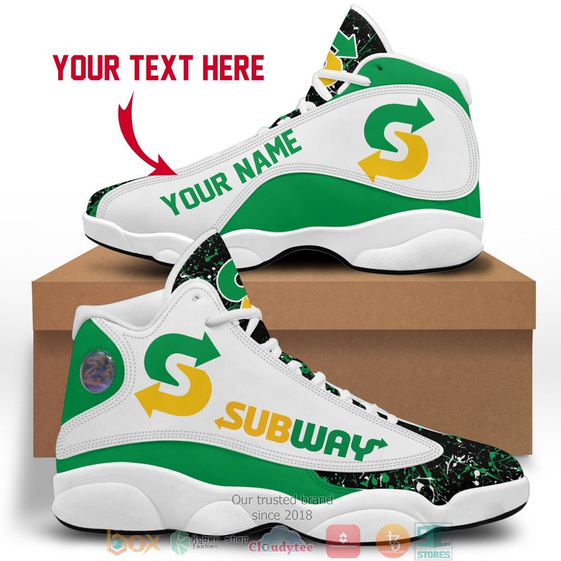 Personalized_Subway_Color_Plash_Air_Jordan_13_Sneaker_Shoes