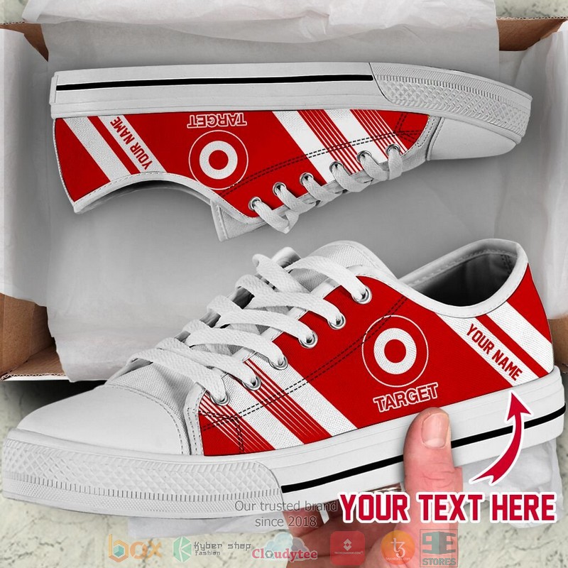 Personalized_Targer_Striped_Low_Top_Canvas_Shoes