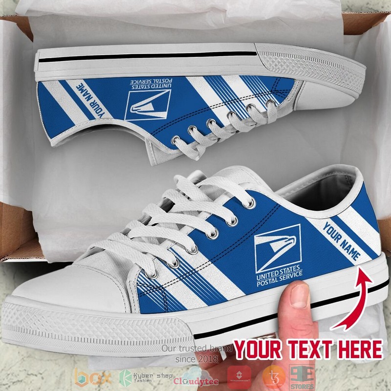 Personalized_USPS_Striped_Low_Top_Canvas_Shoes