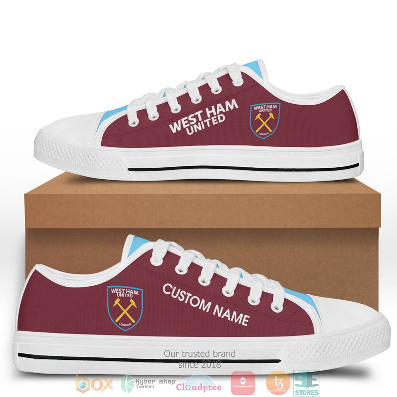 Personalized_West_Ham_custom_canvas_low_top_shoes