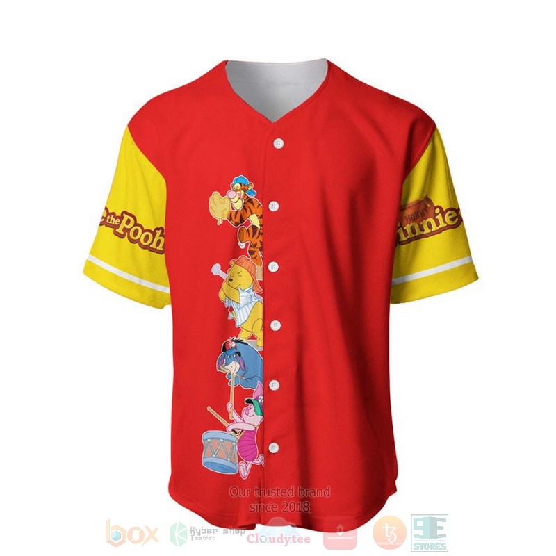 Personalized_Winnie_The_Pooh_Team_All_Over_Print_Red_Baseball_Jersey_1
