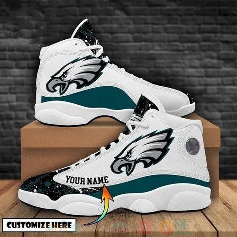 Philadelphia_Eagles_NFL_Football_Teams_Custom_Name_Air_Jordan_13_Shoes