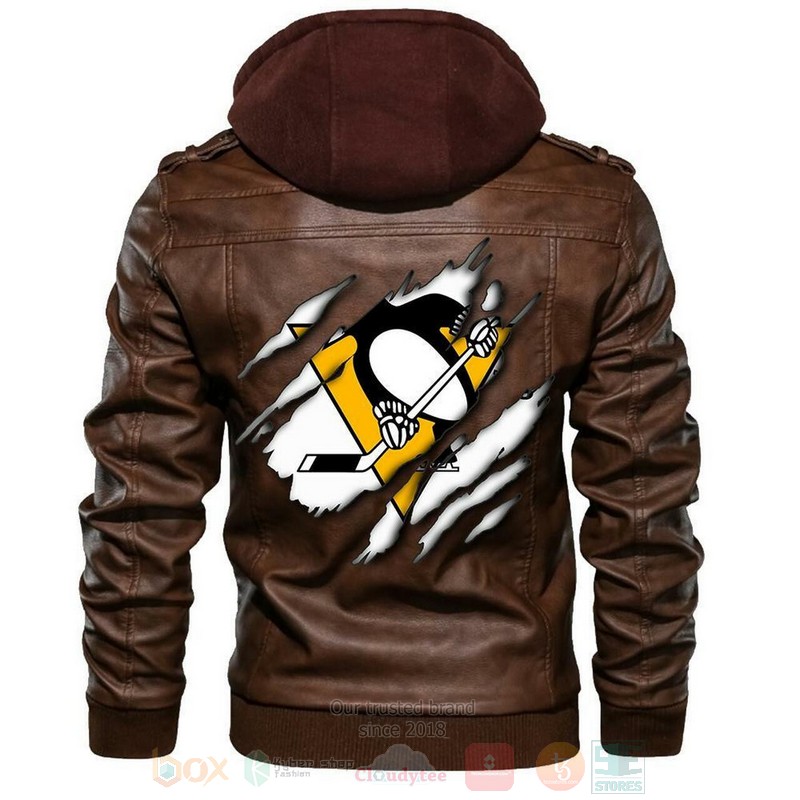 Pittsburgh_Penguins_NHL_Hockey_Sons_of_Anarchy_Brown_Motorcycle_Leather_Jacket