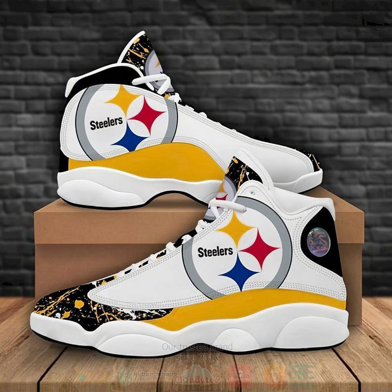 Pittsburgh_Steelers_Football_NFL_Air_Jordan_13_Shoes