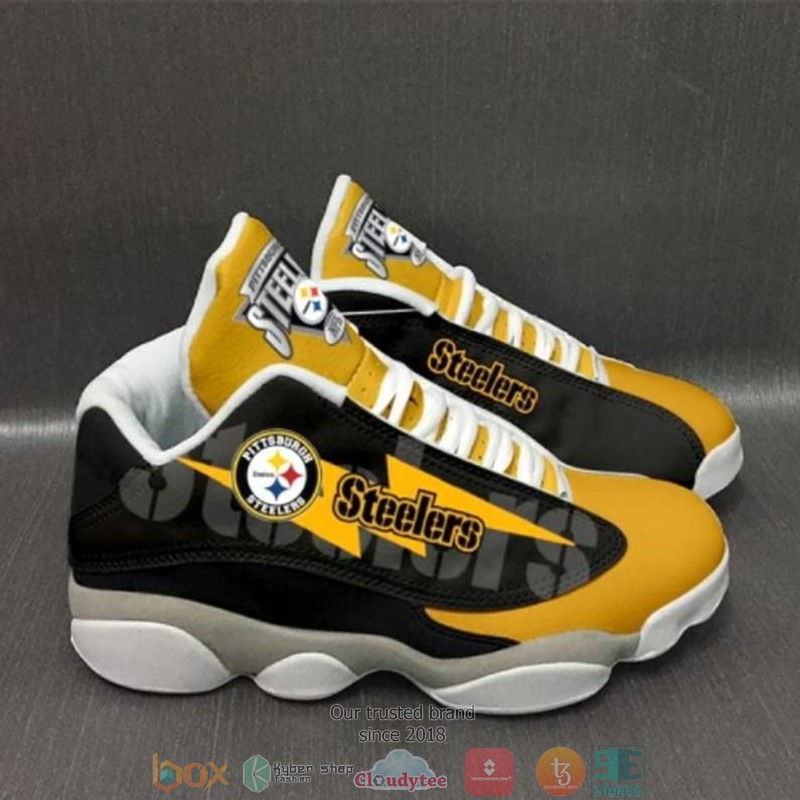 Pittsburgh_Steelers_football_NFL_16_big_logo_Air_Jordan_13_Sneaker_Shoes