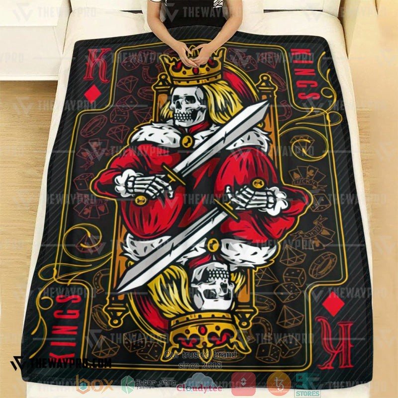Playing_Cards_The_King_Soft_Blanket_1