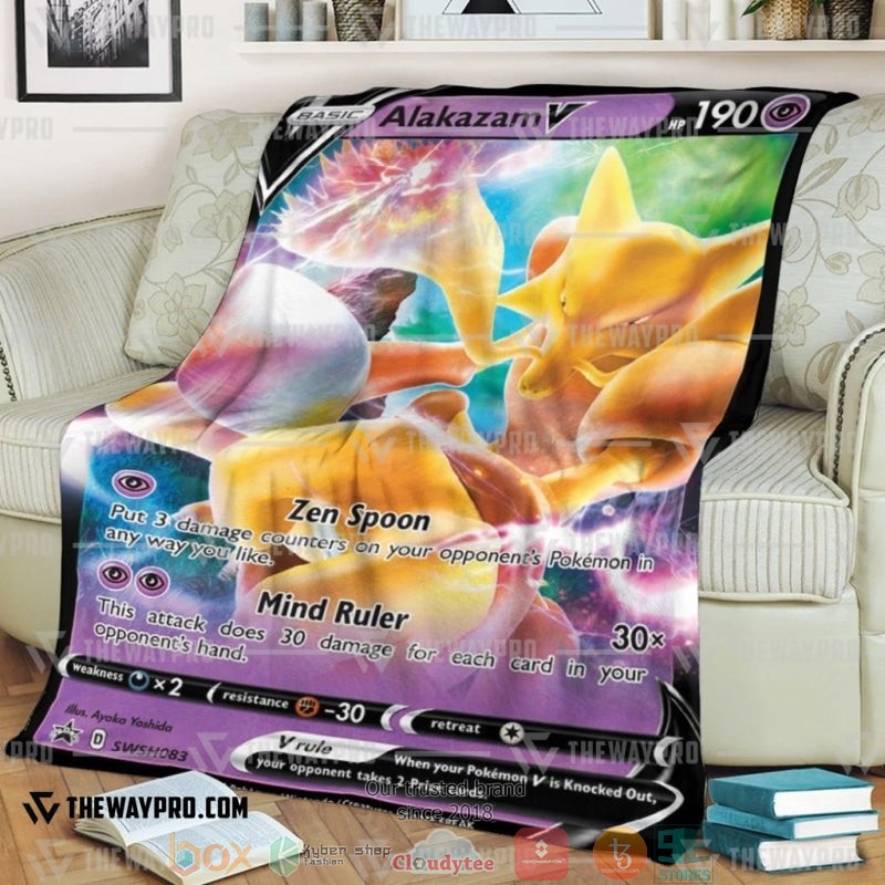 Pokemon_Alakazam_V_Soft_Blanket