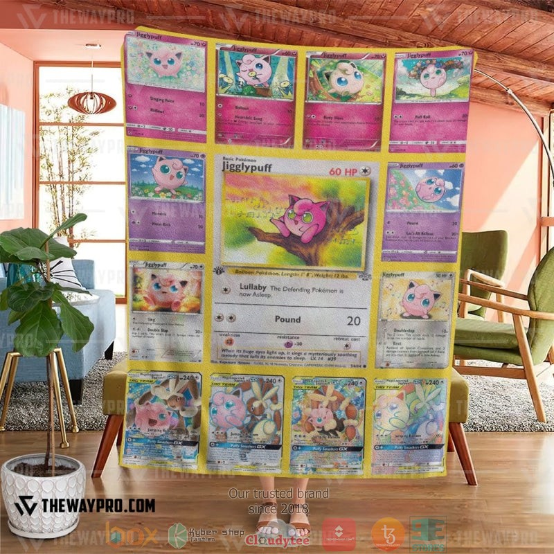 Pokemon_Jigglypuff_Cards_Version_2_Soft_Blanket_1