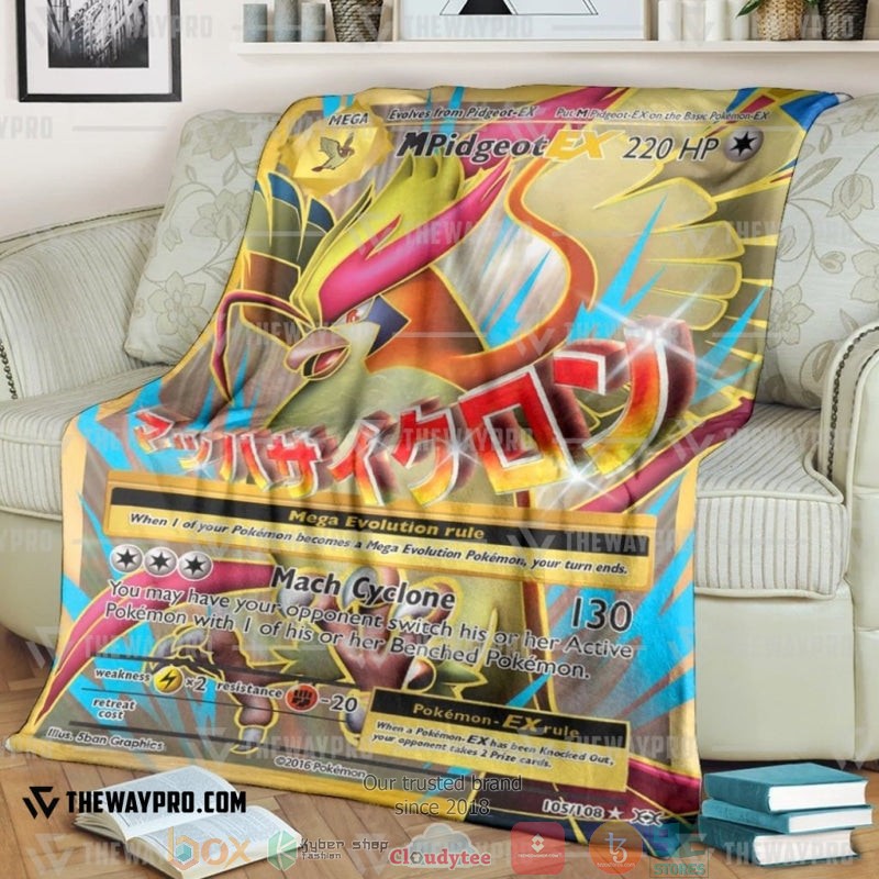 Pokemon_M-Pidgeot-EX_A·_Evolutions_Soft_Blanket