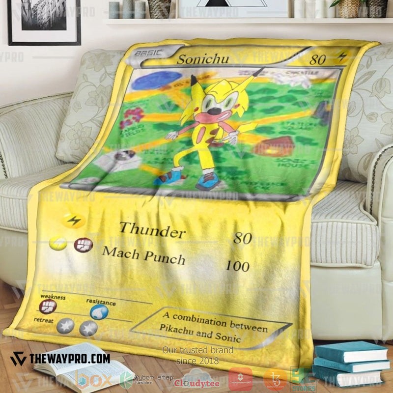 Pokemon_Sonichu_Soft_Blanket