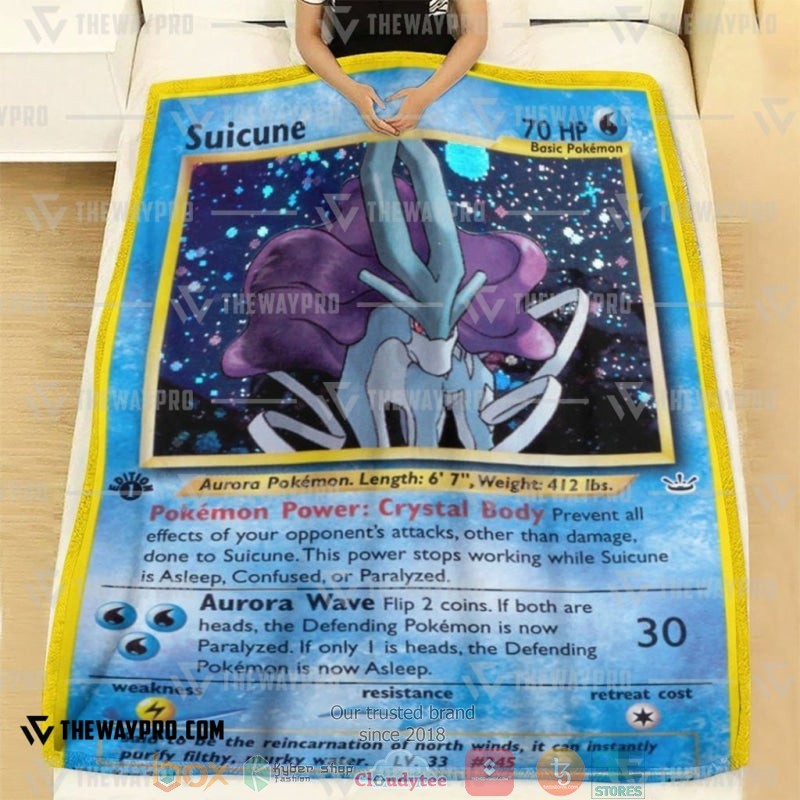 Pokemon_Suicune_Holo_1st_Edition_Soft_Blanket_1