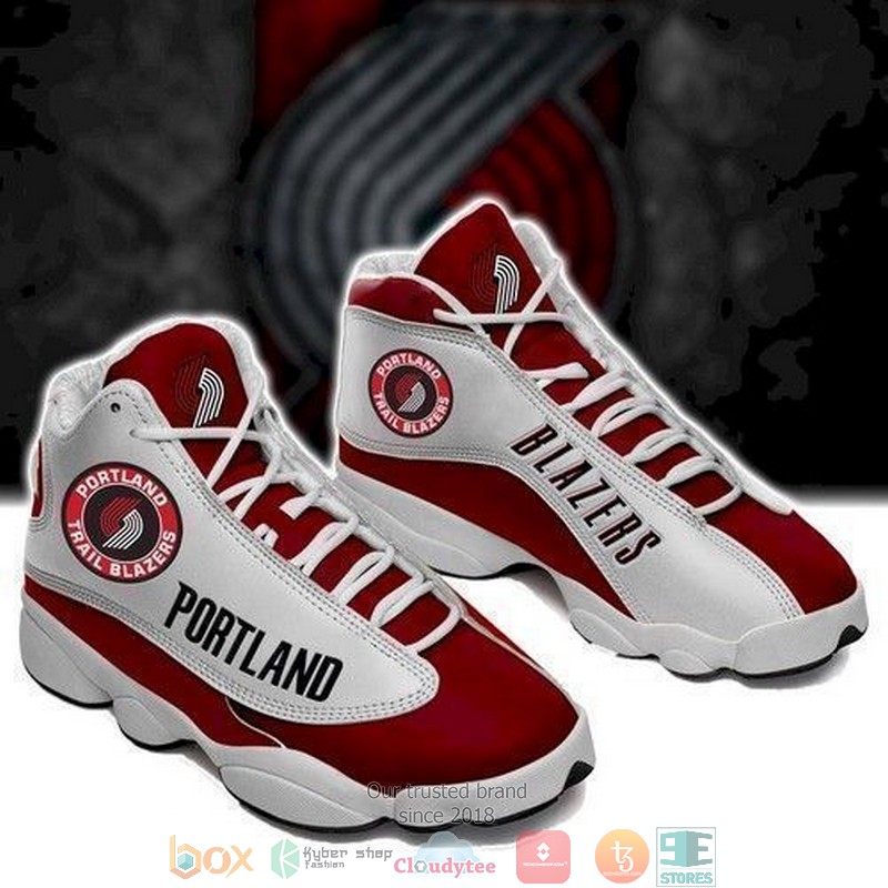 Portland_Trail_Blazers_NCAAF_teams_football_18_gift_Air_Jordan_13_Sneaker_Shoes