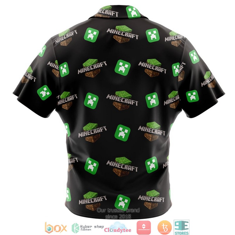 Power_Minecraft_Button_Up_Hawaiian_Shirt_1