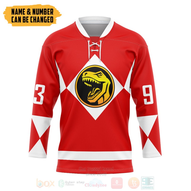 Power_Ranger_Red_Ranger_Personalized_Hockey_Jersey