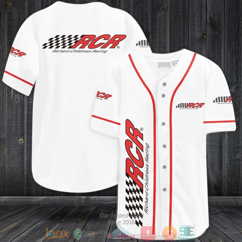 Richard_Childress_Racing_White_Baseball_Jersey