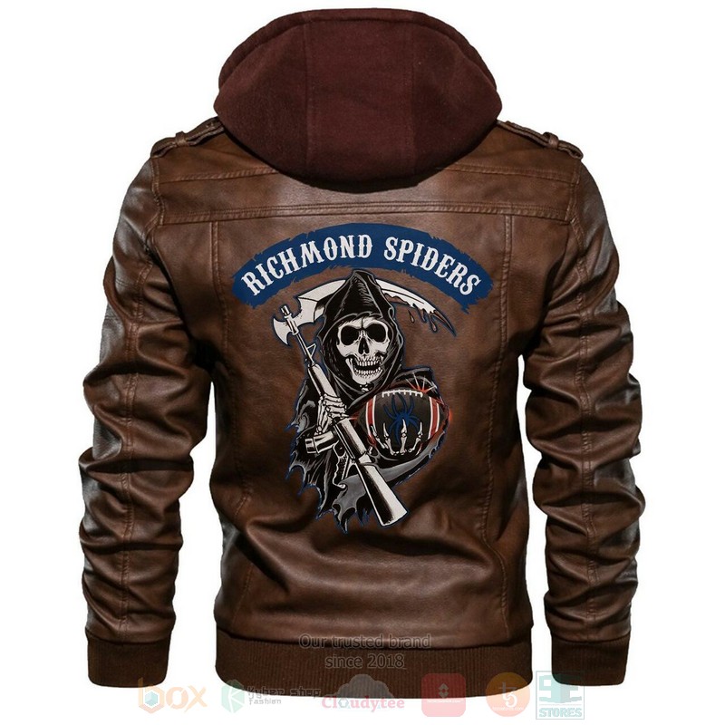 Richmond_Spiders_NCAA_Football_Sons_of_Anarchy_Brown_Motorcycle_Leather_Jacket