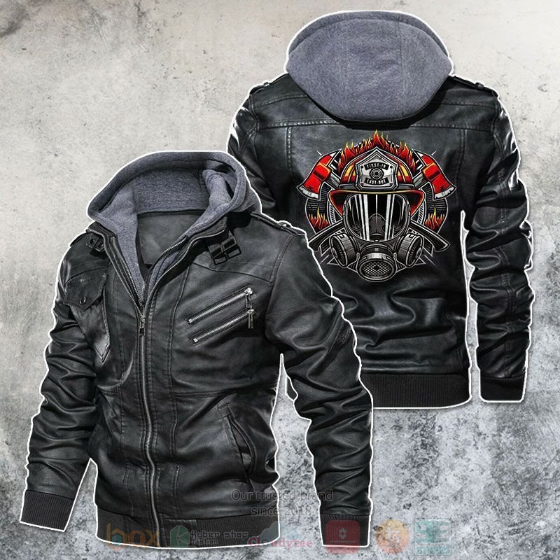Rider_With_A_Firefighter_Spirit_Black_Leather_Jacket