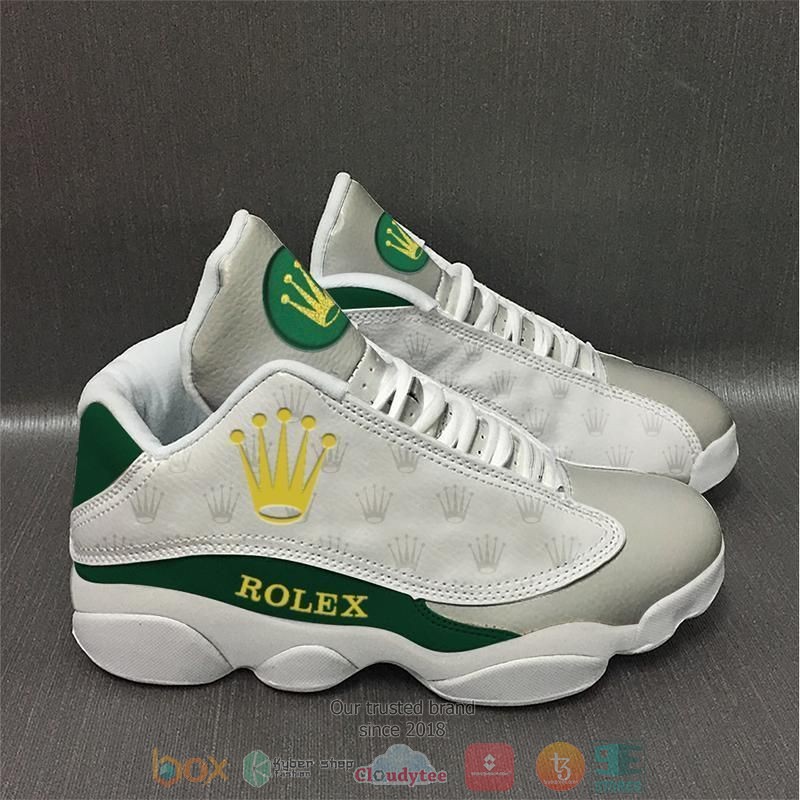 Rolex_SA_logo_Air_Jordan_13_shoes