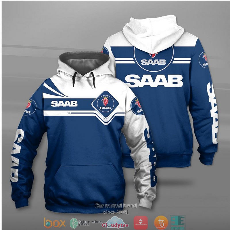 Saab_Automobile_Car_Motor_3D_Shirt_Hoodie_1