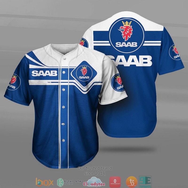 Saab_Automobile_Car_Motor_Baseball_Jersey
