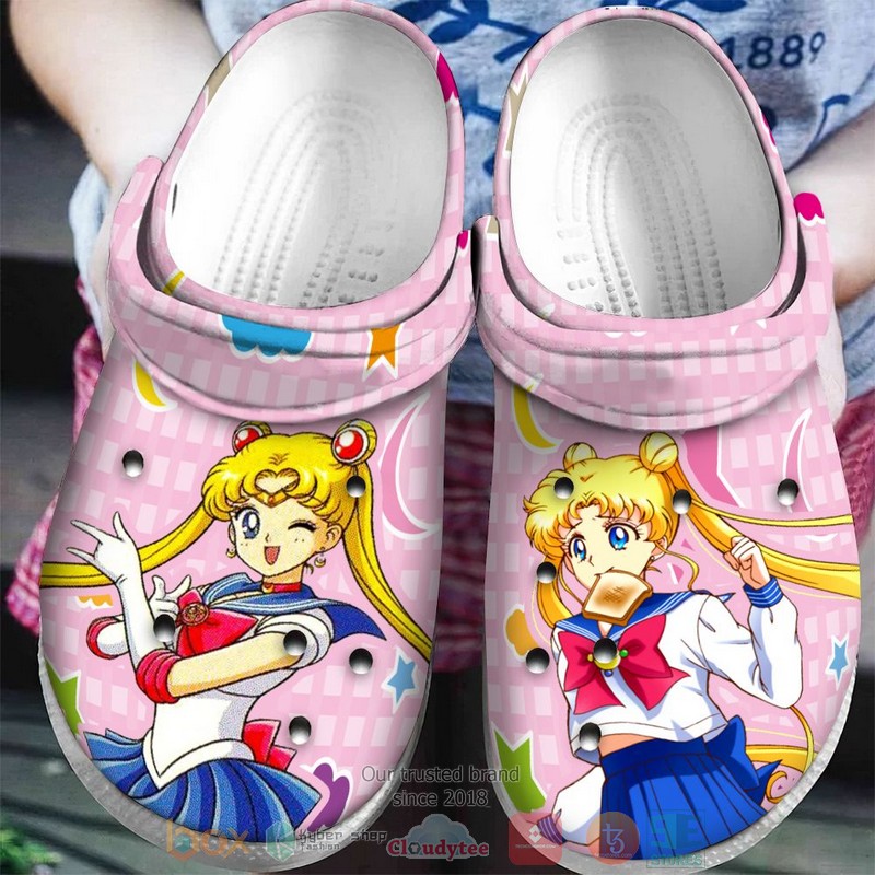 Sailor_Moon_pink_Crocband_Clog_1