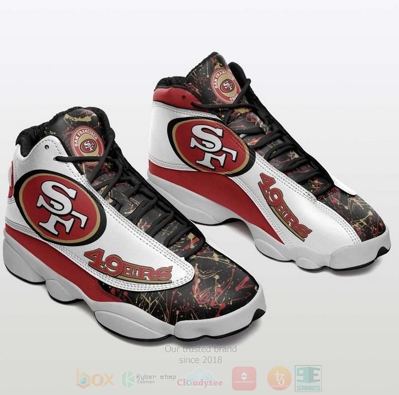 San_Francisco_49Ers_NFL_Football_Team_Air_Jordan_13_Shoes