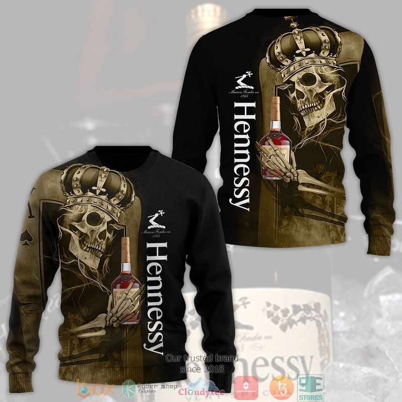 Skull_King_Hennessy_3D_Shirt_Hoodie_1