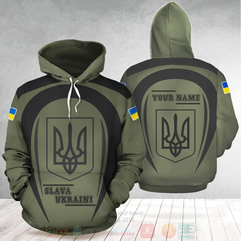 Slava_Ukraini_Ukraine_Trident_Symbol_Ukrainian_3d_Hoodie