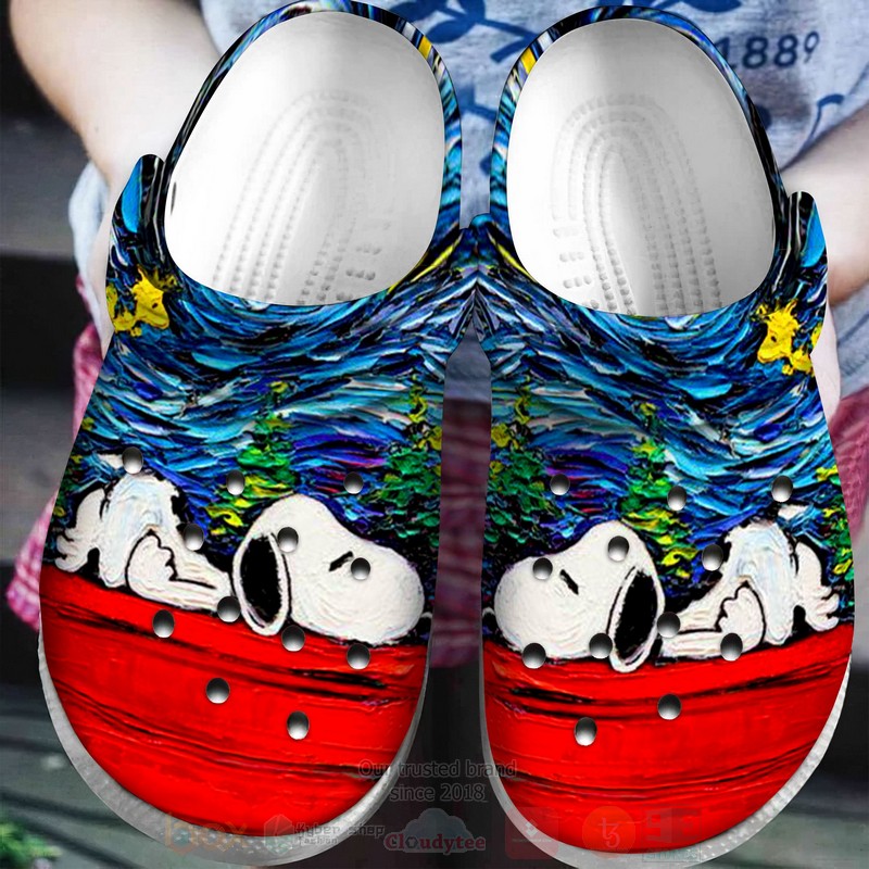 Snoopy_Sleep_Crocband_Crocs_Clog_Shoes