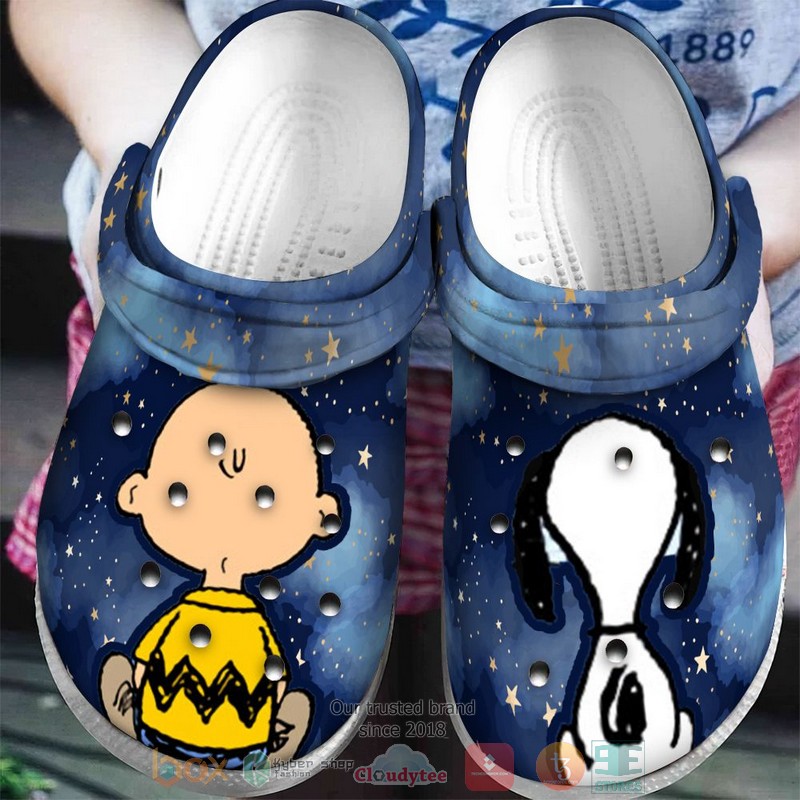 Snoopy_and_Charlie_Brown_star_night_Crocband_Clog