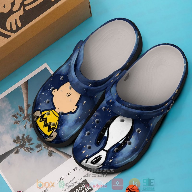 Snoopy_and_Charlie_Brown_star_night_Crocband_Clog_1