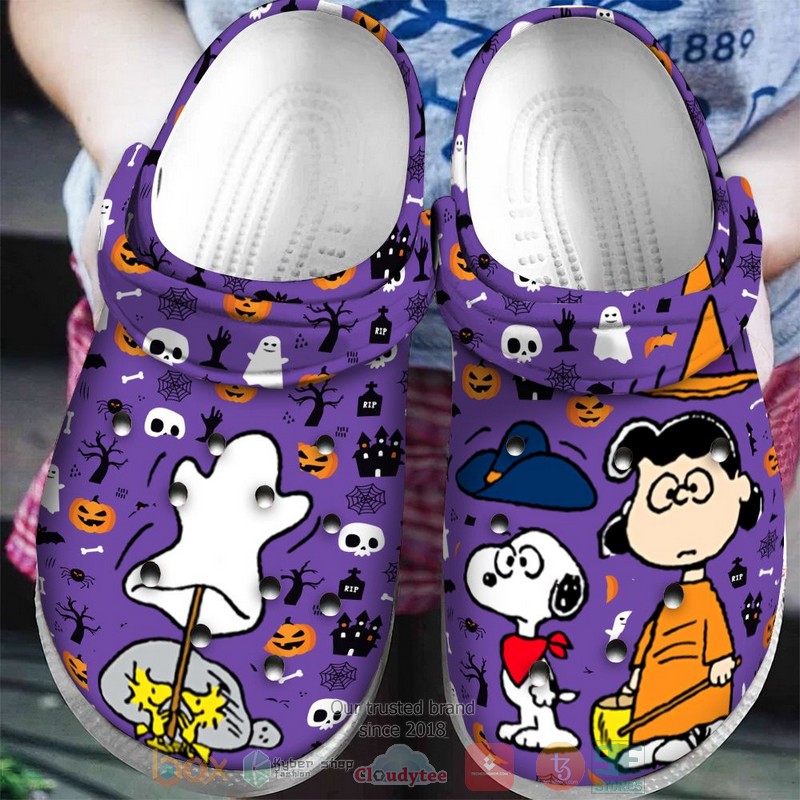 Snoopy_and_Lucy_Halloween_Crocband_Clog