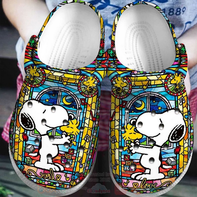Snoopy_and_Woodstock_Love_Crocband_Crocs_Clog_Shoes