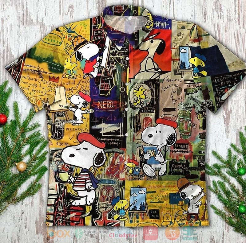 Snoopy_retro_vintage_Hawaiian_Shirt