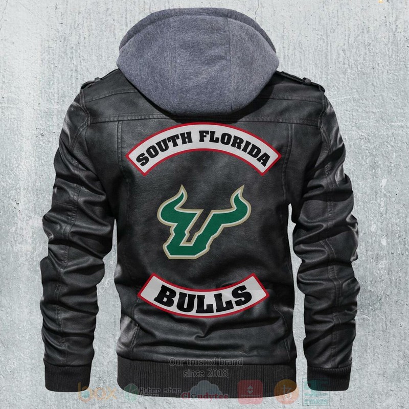 South_Florida_Bulls_NCAA_Motorcycle_Leather_Jacket