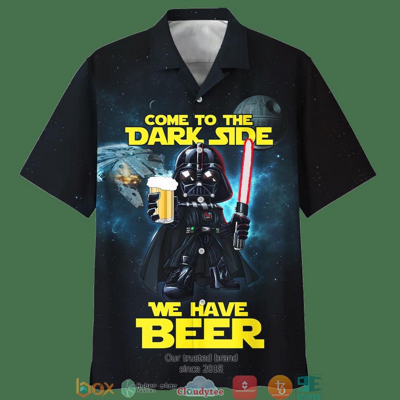 Star_Wars_Darth_Vader_Come_To_The_Dark_Side_We_Have_Beer_Short_Sleeve_Hawaiian_Shirt